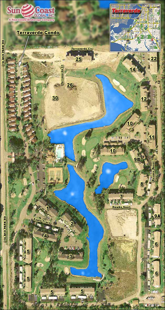 Terraverde Country Club Overhead Map